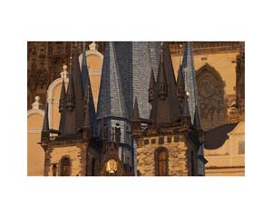 Prague Grey Tower Church