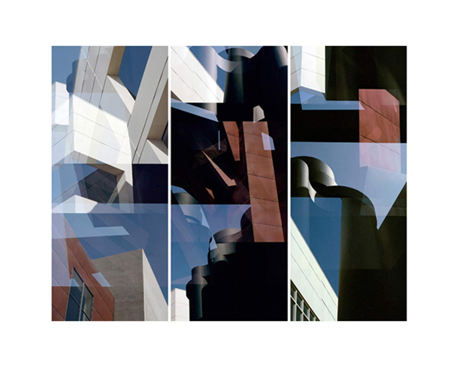 Gehry Binocular Triptych