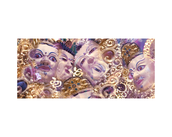 Tibet Temple Gold Pi#A0061