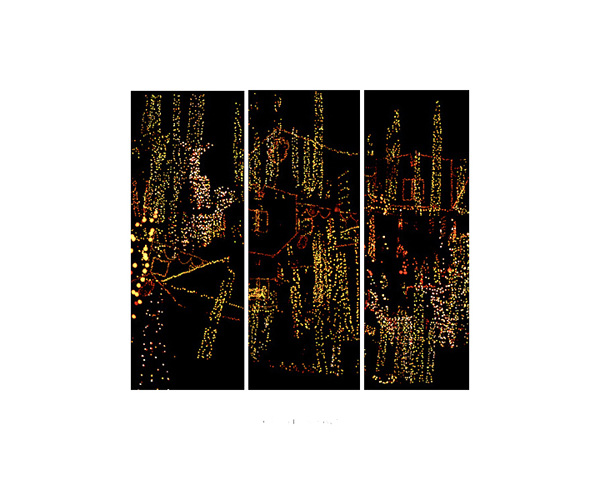 Christmas Lights Triptych