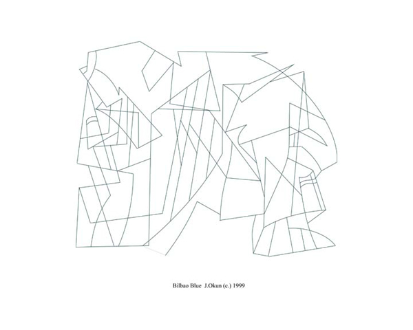 Bilbao Guggeneheim Blue 1