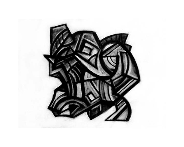 Disney Hall Charcoal 1